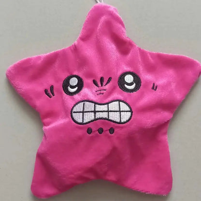 Angry Star Anti-Stress Plush Keychain 22cm