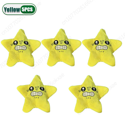 1-20P Angry Star Anti-Stress Plush Keychain Charm USB Rechargeable -22cm