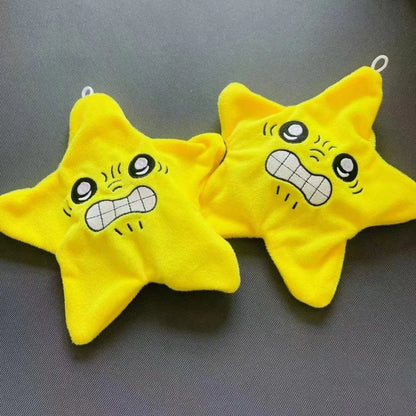 1-20P Angry Star Anti-Stress Plush Keychain Charm USB Rechargeable -22cm