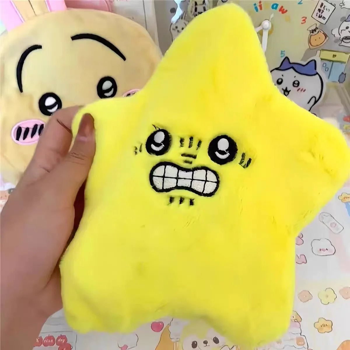 Angry Star Anti-Stress Plush Keychain 22cm